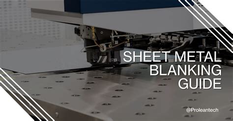 sheet metal blanking techniques